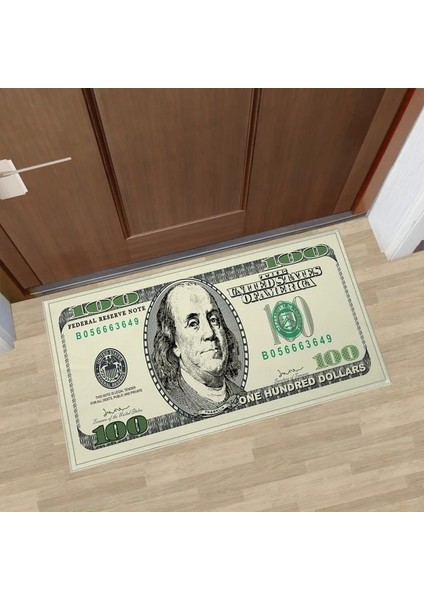 40X60CM Tarzı Vintage Para Para 100 Bill Dolar Boyama Kat Mat Sundurma Halı Ev Oturma Odası Başucu Dekor Halı Alfombra Habitación (Yurt Dışından)