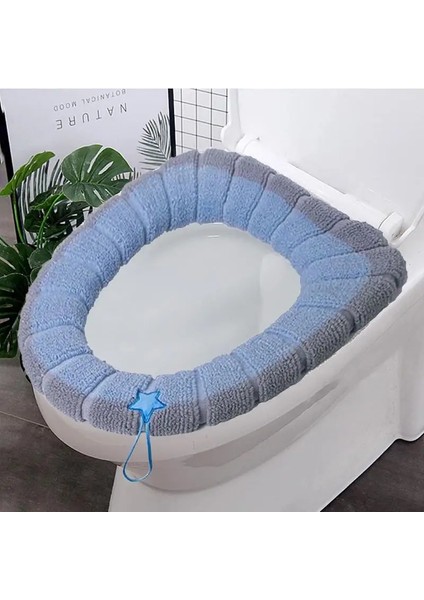 No.1 Stili Klozet Pedi O-Şekilli Klozet Isıtıcı Ped Saplı Tuvalet Kapağı Tuvalet Halkası Kapağı Kış Cilt Dostu Tuvalet Koltuk Pedi (Yurt Dışından) indirimleri