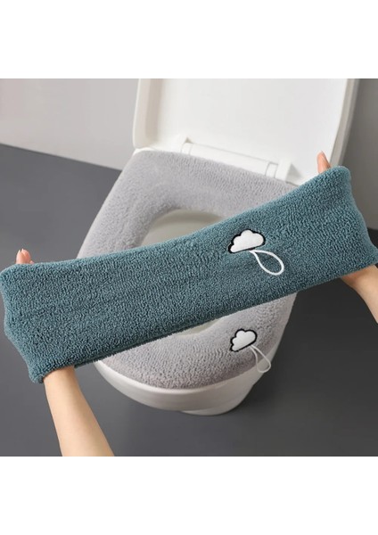 Pembe Tarzı Sıcak Klozet Kapağı Kabak Desenli Tuvalet Paspas Yumuşak Banyo Tuvalet Kapağı Tüm Tuvaletler Için Uydurma (Yurt Dışından) modelleri