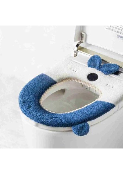Haki-1 Tarzı Karikatür Renkli Yumuşak Klozet Kapağı Yıkanabilir Sıcak Tutmak Kalınlaşmış Tuvalet Paspas Ev Ev Banyo Aksesuarları (Yurt Dışından) modelleri