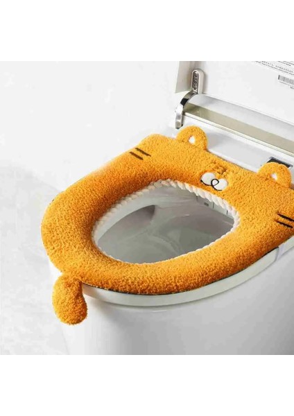 Haki-1 Tarzı Karikatür Renkli Yumuşak Klozet Kapağı Yıkanabilir Sıcak Tutmak Kalınlaşmış Tuvalet Paspas Ev Ev Banyo Aksesuarları (Yurt Dışından) indirimleri