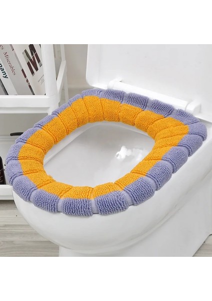 No.4 Stili Ev Sıcak Yumuşak Kalınlaşmak Klozet Kapağı Isıtıcı Closestool Mat Banyo Klozet Kapağı Evrensel Peluş Tuvalet Minderi (Yurt Dışından)