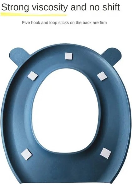 Çok Stil Banyo Ev Yastık Etiket Silika Jel Tuvalet Kapağı Macunu Tarzı Dört Mevsim Klozet Minderi Tavşan Kulak Tarzı Su Geçirmez (Yurt Dışından) modelleri