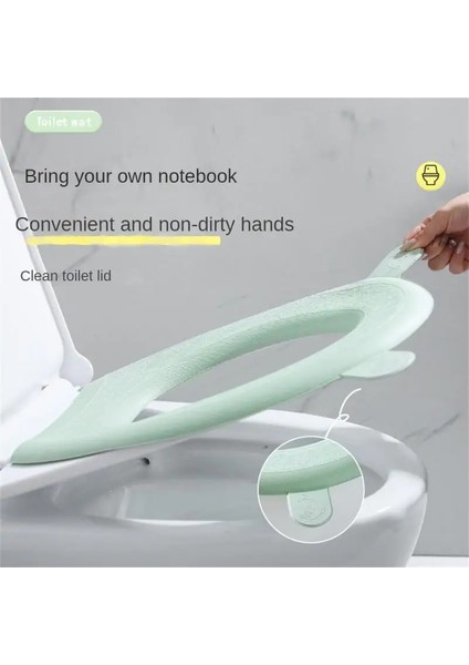 Çok Stil Banyo Ev Yastık Etiket Silika Jel Tuvalet Kapağı Macunu Tarzı Dört Mevsim Klozet Minderi Tavşan Kulak Tarzı Su Geçirmez (Yurt Dışından) fırsatları