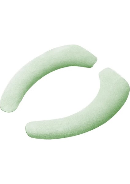 Yeşil Stil 2 Parça Tuvalet Koltuk Pedi Banyo Yapışkan Wc Düz Renk Mat Yetişkin Kalın Ayaklı Yastık Evrensel Lavabo Kapağı (Yurt Dışından)