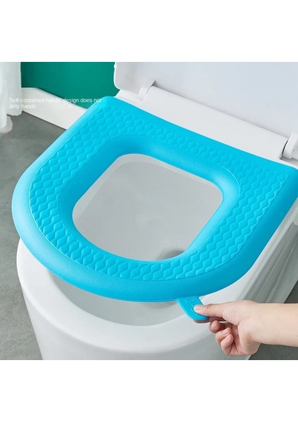 Pembe Tarzı Su Geçirmez Klozet Minderi Banyo Aksesuarları Silikon Dört Mevsim Ev Yıkanabilir Macun Köpük Tuvalet Kapağı (Yurt Dışından) fiyatları