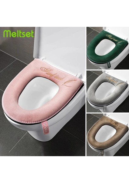 Yeşil Tarzı Kış Sıcak Klozet Kapağı Banyo Yıkanabilir Tuvalet Paspası Saplı Kalın Yumuşak Closestool Isıtıcı Ped Banyo Aksesuarları (Yurt Dışından) fiyatları