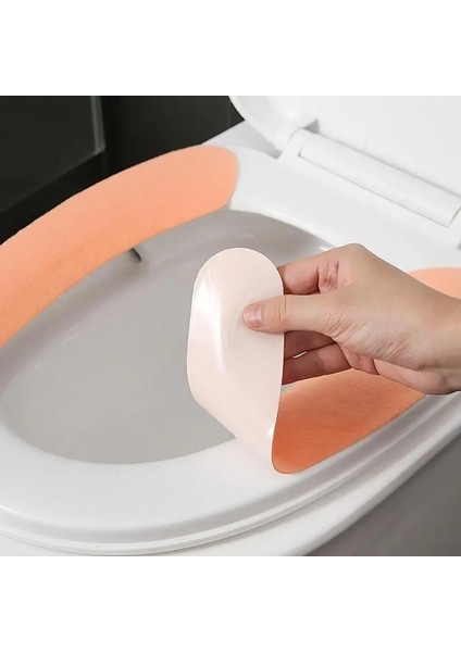 Mor Tarzı Banyo Klozet Yıkanabilir Yapışkan Tuvaletler Koltuk Örtüsü Ev Yumuşak ve Sıcak Tuvaletler Mat Yeniden Kullanılabilir Tuvalet Pedleri Banyo Araçları (Yurt Dışından) fırsatları