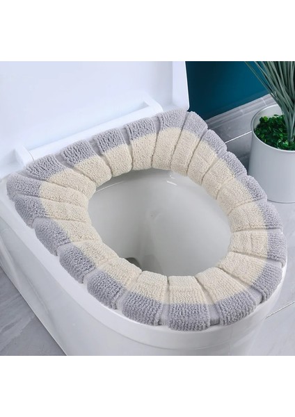 No.1 Stili Klozet Kapağı Sıcak Yumuşak Akrilik Yıkanabilir Mat Ev Dekor Closestool Kılıfı Tuvalet Çıtası Aksesuarları Banyo (Yurt Dışından)