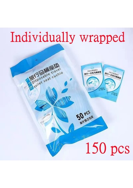 A150 Tarzı Piecebag Taşınabilir Seyahat Tek Kullanımlık Klozet Minderi % 100% Su Geçirmez Tuvalet Kağıdı Yastık Travelcamping Banyo (Yurt Dışından)