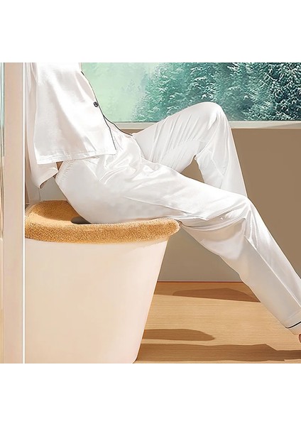 Gri Tarzı Kış Sıcak Klozet Kapağı Mat Kalınlaşmak Banyo Tuvalet Pedi Yastık Saplı Yumuşak Rahat Closestool Mat Banyo Aksesuarları (Yurt Dışından) indirimleri