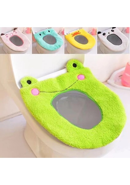 Fil Tarzı Klozet Kapağı Mat Banyo Isıtıcı Tuvalet Yıkanabilir Kumaş Klozet Isıtıcı Ped Karikatür Peluş Tuvalet Paspas Kalınlaşma Lazımlık Seti (Yurt Dışından) modelleri