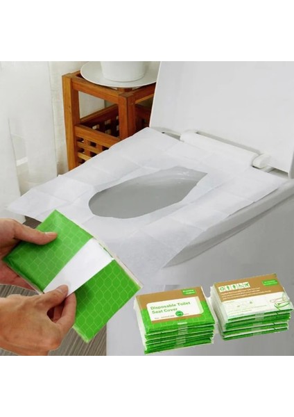 10 Adet Tarzı Ack Tek Kullanımlık Klozet Kapağı Mat Su Geçirmez Tuvalet Kağıdı Pedi Kamp Otel Banyo Aksesuarları Sağlıklı Koruyucu Aracı (Yurt Dışından) modelleri