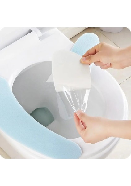 Mor Tarzı 1 Çift Taşınabilir Yıkanabilir Banyo Sıcak Peluş Klozet Dolum Yumuşak Sağlık Yapışkan Ev Mat Koltuk Örtüsü Ev Gereçleri (Yurt Dışından) fırsatları