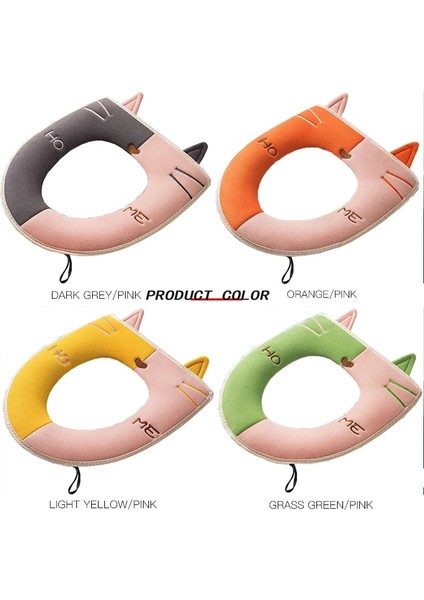 Yeşil Tarzı Tuvalet Minderi Koltuk Kapakları Sıcak Kalınlaşmış Tuvalet Kapanı Ev Banyo Kapağı Yastık Klozet Koltuk Minderi Yıkanabilir (Yurt Dışından) fiyatları