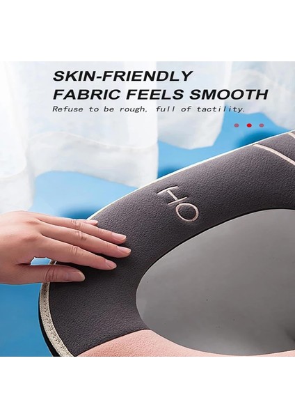 Yeşil Tarzı Tuvalet Minderi Koltuk Kapakları Sıcak Kalınlaşmış Tuvalet Kapanı Ev Banyo Kapağı Yastık Klozet Koltuk Minderi Yıkanabilir (Yurt Dışından) modelleri