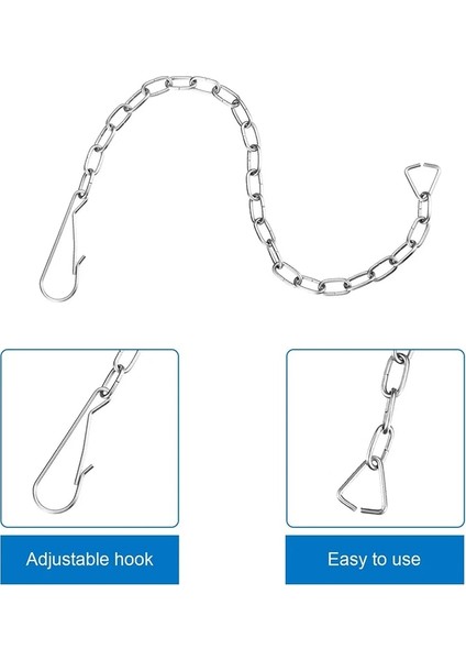 10 Parça Tuvalet Kolu Zinciri Paslanmaz Çelik Tuvalet Sineklik Kaldırma Zinciri Değiştirme Çoğu Tuvalet Sinekliğine Uygun (Yurt Dışından) modelleri