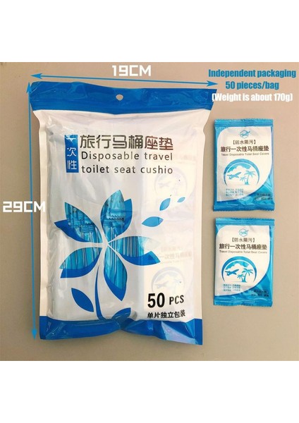 No.1 Stili Seyahat Otel Tek Kullanımlık Klozet Kapağı Mat Plastik Su Geçirmez Tuvalet Kapağı Yastık Kağıt Tuvalet Kapağı Banyo Aksesuarları (Yurt Dışından)
