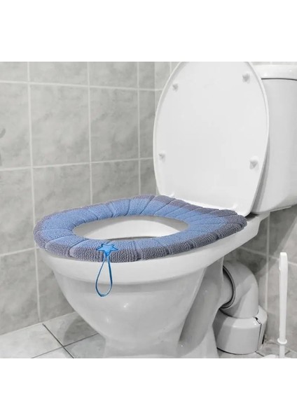 No.1 Stili Yastık Klozet O-Şekilli Klozet Isıtıcı Ped Saplı Tuvalet Kapağı Tuvalet Halkası Kapağı Kış Cilt Dostu Tuvalet (Yurt Dışından) modelleri