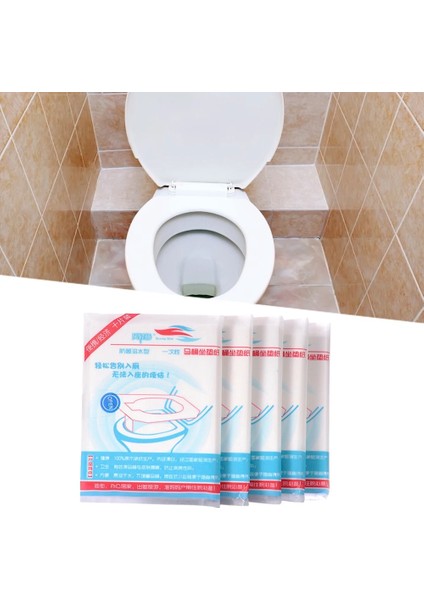 Ev Seyahat Banyo Tek Kullanımlık Kağıt Mat Için Katlanabilir Klozet Kapağı Pedi (Yurt Dışından) fırsatları