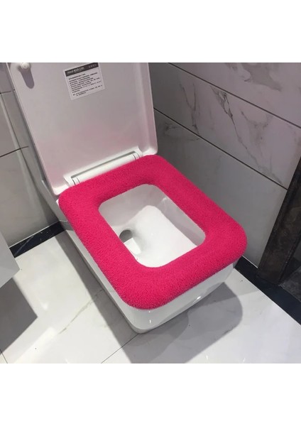 G Tarzı Banyo Kare Klozet Kapağı Kış Yıkanabilir Isıtıcı Mat Tuvalet Kapağı Yastık Kapak Pedi Ev Dekor Klozet Kapağı (Yurt Dışından)