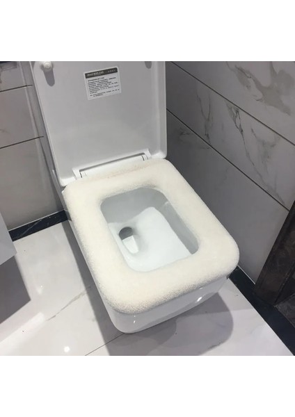 G Tarzı Banyo Kare Klozet Kapağı Kış Yıkanabilir Isıtıcı Mat Tuvalet Kapağı Yastık Kapak Pedi Ev Dekor Klozet Kapağı (Yurt Dışından)