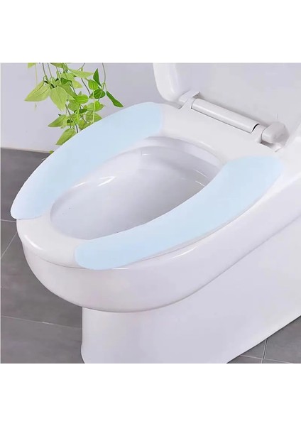 No.6 Stili Klozet Kapağı Wc Macunu Tuvalet Yapışkan Koltuk Pedi Yıkanabilir Yumuşak Şeker Renk Banyo Isıtıcı Koltuk Çıtası Ped Yastık (Yurt Dışından)