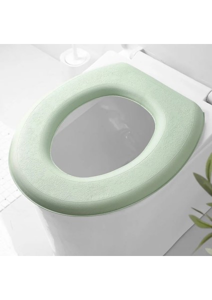 Mavi Stil Yıkanabilir Klozet Kapağı Su Geçirmez Etiket Köpük Tuvalet Çıtası Taşınabilir Silikon Tuvalet Bardak Banyo Aksesuarları Kapakları (Yurt Dışından) fırsatları