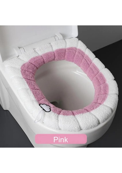 Yeşil Stil Klozet Minderi Süper Yumuşak Yıkanabilir Cilt Dostu Solmayan Nefes Alabilir Sıcak Banyo Kalınlaşmış Kaymaz Klozet Pedi (Yurt Dışından) fırsatları