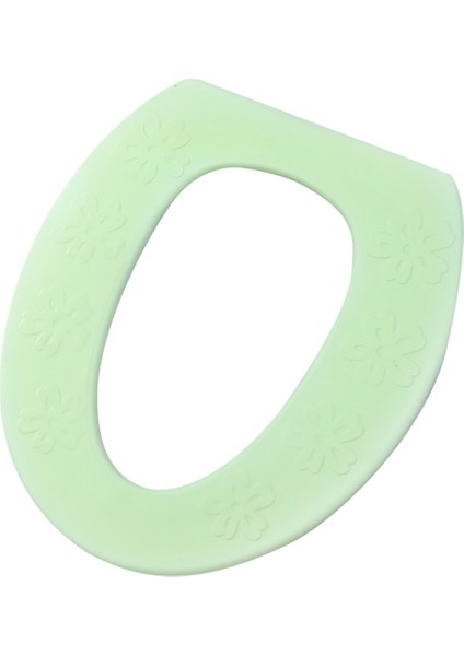 Yeşil Stil Su Geçirmez Yumuşak Tuvalet Kapağı Koltuk Çıtası Banyo Closestool Koruyucu Eva Banyo Aksesuarları Yeniden Kullanılabilir Klozet Kapağı Mat (Yurt Dışından)