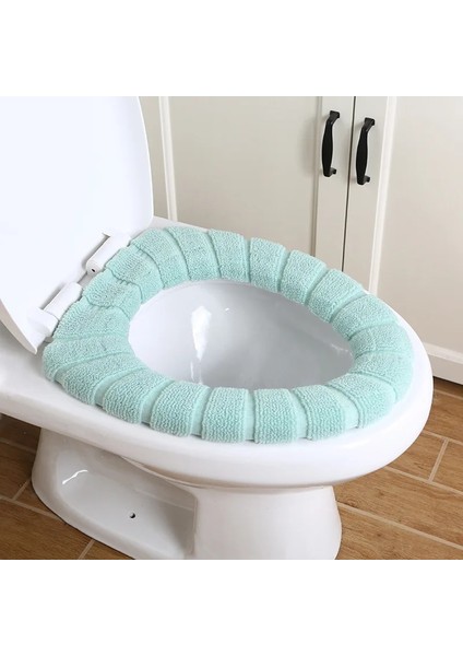 No.6 Stili Banyo Aksesuarları Klozet Kapağı Koltuk Yıkanabilir Kış Isıtıcı Klozet Dolum Yumuşak Isıtıcı Mat Kapak Ped Yastık (Yurt Dışından)