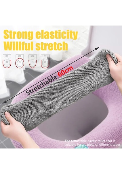 Kumral Stili Ingiliz Fiş Klozet Kapağı Ev Kış Kalınlaşmış Polar Isıtma Yastığı Kış Polar Astarlı Dört Mevsim Evrensel Su Geçirmez Tuvalet#w (Yurt Dışından) fırsatları