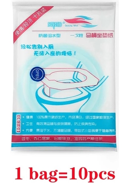 5 Torba-E Tarzı Tek Kullanımlık Klozet Kapağı 100% Su Geçirmez Güvenlik Seyahat Aksesuarları Mat Seyahat Kamp Banyo Için Taşınabilir Yastık Kağıt (Yurt Dışından) indirimleri