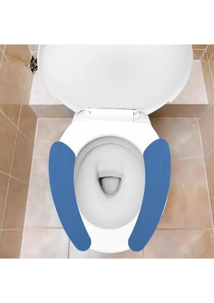 Sarı Tarzı Banyo Ev Yıkanabilir Tuvaletler Için Klozet Kapağı Yeniden Kullanılabilir Yapışkan Tuvalet Pedleri Yumuşak ve Sıcak Tuvalet Mat (Yurt Dışından)