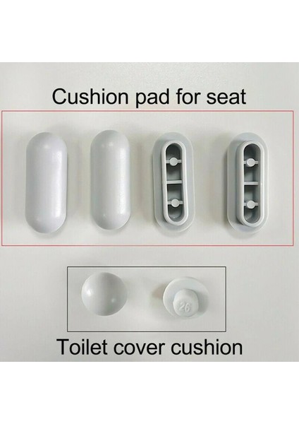 6 Adetgrup Nemli Yerleşimler Tuvalet Kapak Contası Tampon Kendinden Yapışkanlı Koltuk Yastıklama Pedleri Tuvalet Tamponları Tamponlar Banyo Aksesuarları Parçası (Yurt Dışından) fiyatları