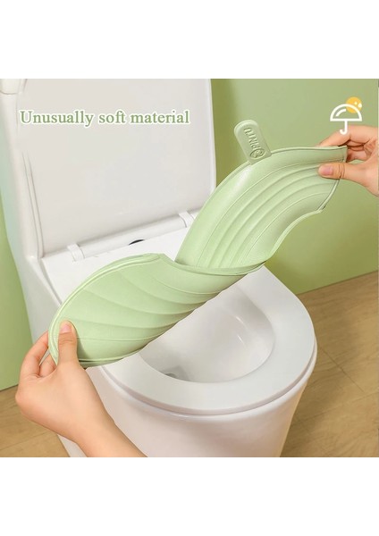 Gri Tarzı 2 Adet Set Su Geçirmez Klozet Kapağı Closestool Mat Yıkanabilir Banyo Aksesuarları Evrensel Saf Renk Yumuşak Klozet Minderi (Yurt Dışından) indirimleri