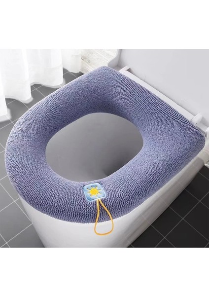 C Tarzı Banyo Klozet Kapağı Yastığı - Yumuşak ve Sıcak Klozet Kapağı, Geri Çekilebilir ve Yıkanabilir Fiber Kumaş, Kurulumu Kolay, Com (Yurt Dışından) fırsatları