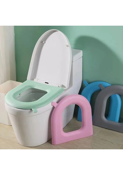 Pembe Tarzı Ev Banyo Klozet Dört Mevsim Evrensel Klozet Klozet Kapağı Eva Su Geçirmez Çabuk Kuruyan Klozet Minderi (Yurt Dışından) modelleri