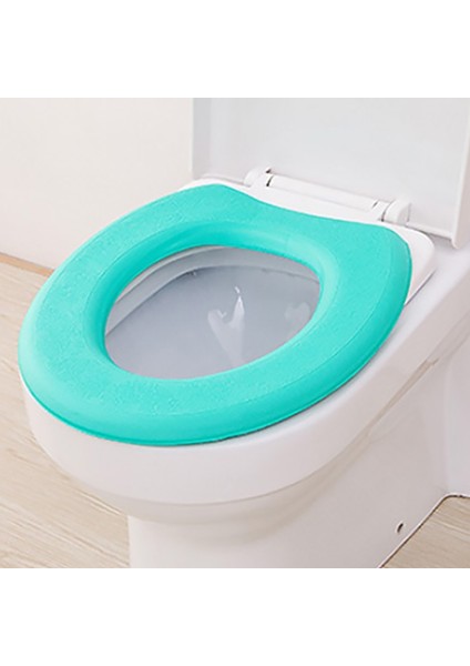 Yeşil Stil Eva Su Geçirmez Yumuşak Tuvalet Kapağı Koltuk Çıtası Banyo Closestool Koruyucu Banyo Aksesuarları Yeniden Kullanılabilir Klozet Kapağı Mat (Yurt Dışından)