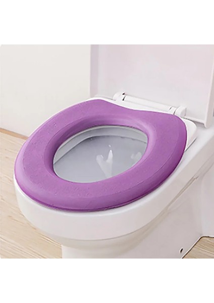 Yeşil Stil Eva Su Geçirmez Yumuşak Tuvalet Kapağı Koltuk Çıtası Banyo Closestool Koruyucu Banyo Aksesuarları Yeniden Kullanılabilir Klozet Kapağı Mat (Yurt Dışından) indirimleri