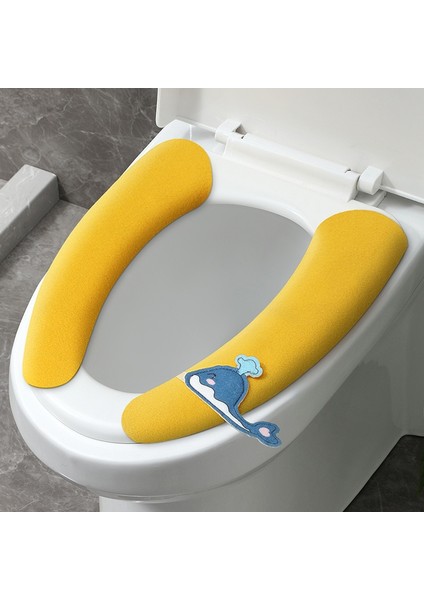 No.9 Stili Wc Karikatür Macun Tuvalet Yapışkan Koltuk Pedi Yıkanabilir Banyo Isıtıcı Koltuk Çıtası Ped Yastık Evrensel Klozet Kapağı Yumuşak (Yurt Dışından)