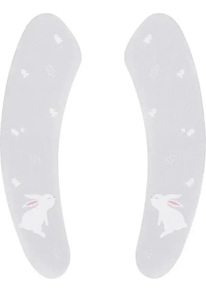 Tavşan Tarzı 1 Çift Yumuşak Tuvalet Macunu Yıkanabilir ve Yeniden Kullanılabilir Evrensel Klozet Kapağı Güçlü ve Sağlam Serin ve Sıcak Tutma Dokuma Olmayan Kumaş (Yurt Dışından)