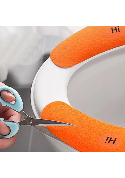 Sarı Tarzı Evrensel Klozet Kapağı Karikatür Tuvalet Etiket Sıcak Yumuşak Yıkanabilir Banyo Closestool Koruyucu Banyo Aksesuarları (Yurt Dışından) fırsatları