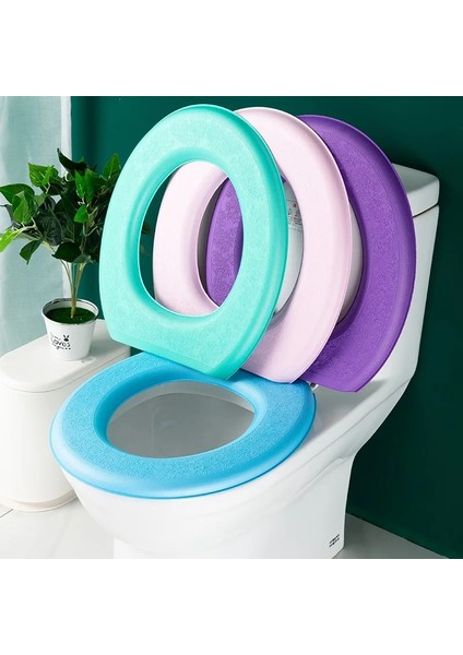 Yeşil-U Tarzı Kalın Klozet Kapağı Kesilebilir Klozet Banyo Aksesuarları ile Her Mevsim Eva Yapışkanlı Su Geçirmez Klozet Kapağı (Yurt Dışından) fiyatları