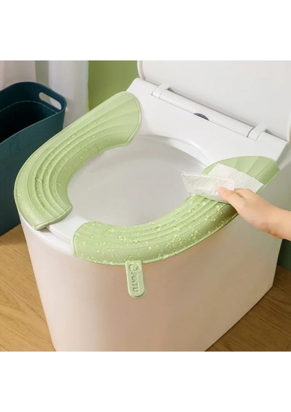 Pembe Tarzı Evrensel Su Geçirmez Tuvalet Paspası Saplı Ev Eva Kalınlaşmış Kirli Olmayan El Klozet Kapağı Etiket Diy Banyo Araçları (Yurt Dışından) fiyatları