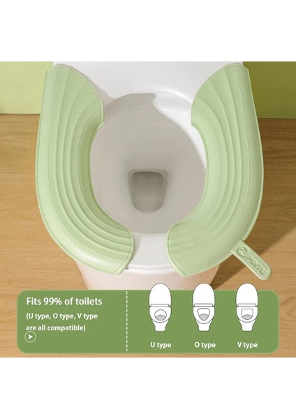 Pembe Tarzı Evrensel Su Geçirmez Tuvalet Paspası Saplı Ev Eva Kalınlaşmış Kirli Olmayan El Klozet Kapağı Etiket Diy Banyo Araçları (Yurt Dışından) fırsatları