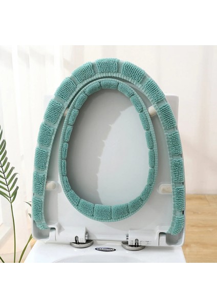 Yeşil Stil 1 Adet Banyo Klozet Kulplu Closestool Yıkanabilir Yumuşak Kış Isıtıcı Mat Ped Yastık O-Şekilli Klozet Bide Kapakları (Yurt Dışından) fiyatları