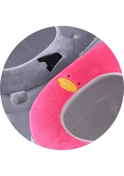 C2 Tarzı Evrensel Peluş Tuvalet Minderi Ev Sıcak Yumuşak Kalınlaşmak Klozet Kapağı Kış Su Geçirmez Wc Mat Banyo Ürünleri (Yurt Dışından) fırsatları