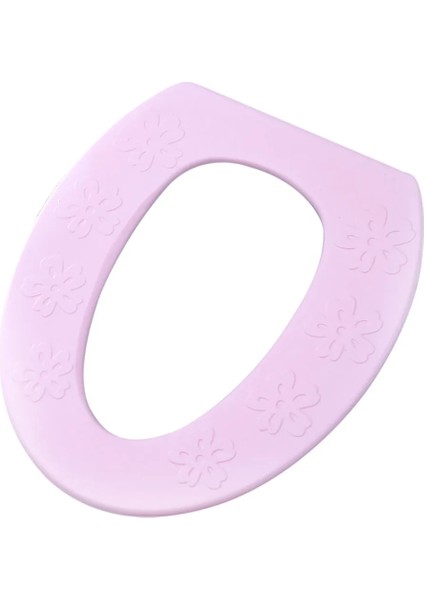 Mavi Stil Banyo Isıtıcı Klozet Eva Su Geçirmez Klozet Kapağı Ped Yumuşak Klozet Kapağı Mat Yapışkanlı Kumaş Yastık Etiket (Yurt Dışından)
