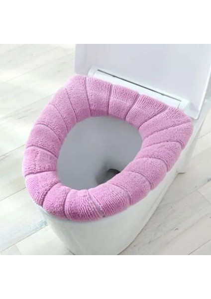 Pembe Tarzı cm Kış Sıcak Klozet Kapağı Mat Banyo Yıkanabilir Yumuşak Pedler Koltuk Closestool Kapak Kapak Mat Yastık Isıtıcı Aksesuarları (Yurt Dışından)
